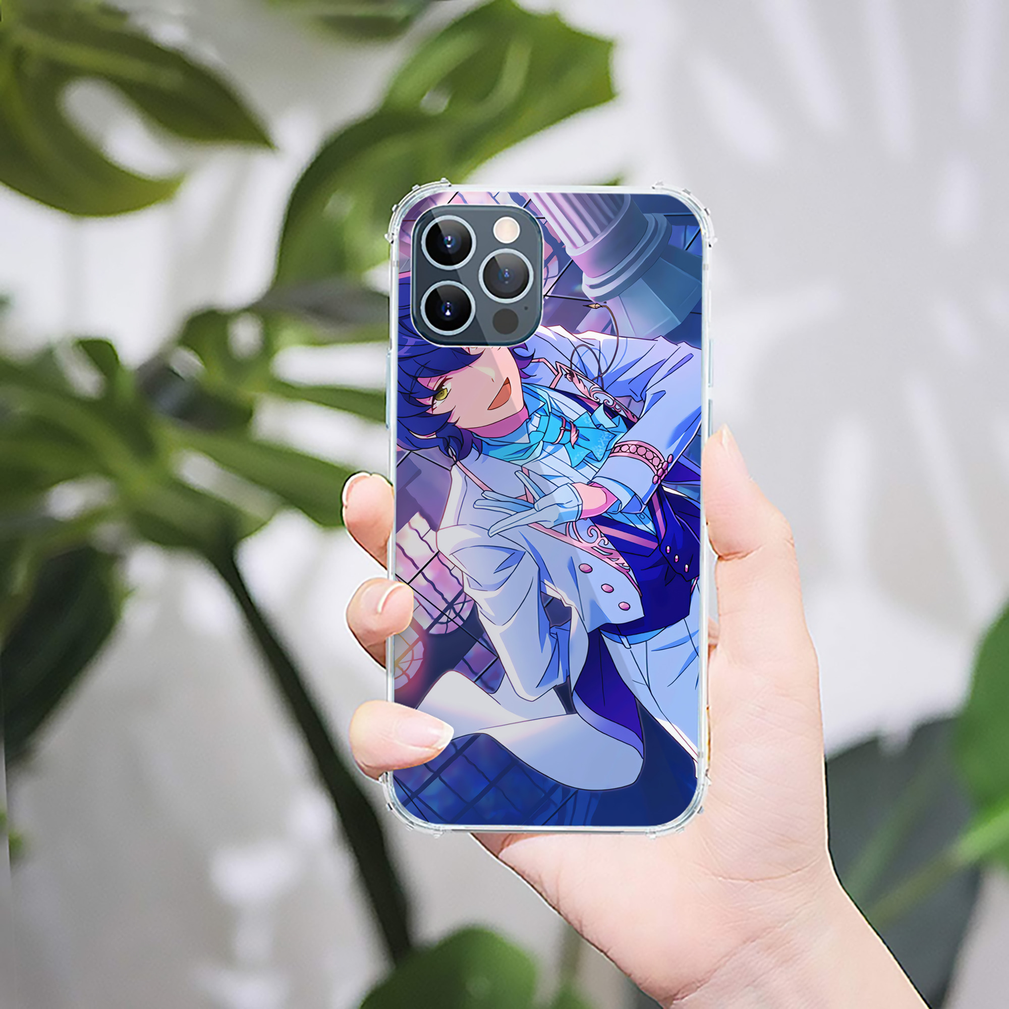 （画像用） あんさんぶるスターズ! Ensemble Stars 【iPhone 12シリーズ対応】透明スマホケース（クリアソフトケース）
